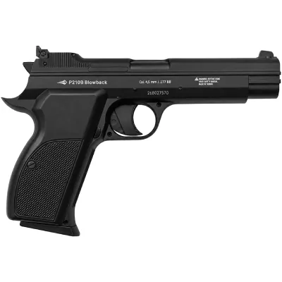 Пистолет пневматический Borner P210B Blowback к. 4,5 мм